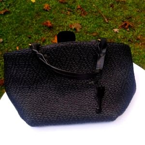 Vintage Women's Black Fossil handbag